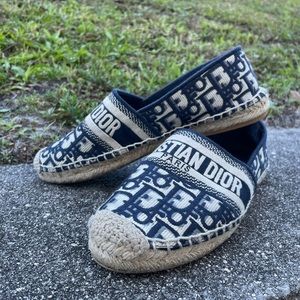 Dior Granville Espadrille shoes in deep blue